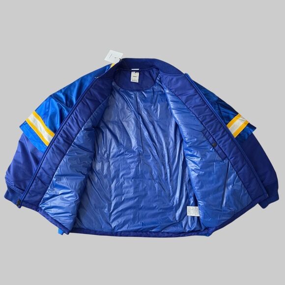 Nike X Ambush Football Bomber Jacket Jersey University Blue Gold LA Rams Men's M - Picture 3 of 12